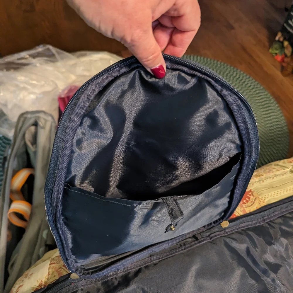 Foldable Canvas luggage set of 2